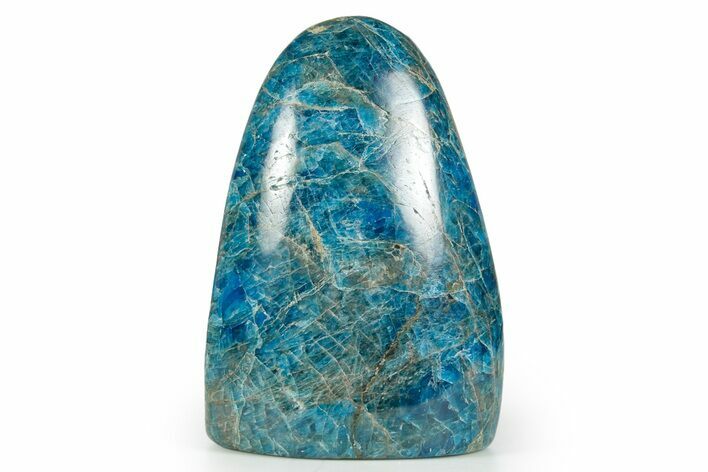 Free-Standing, Polished Blue Apatite - Madagascar #361977